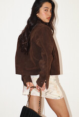 Retro Faux Suede Jacket