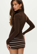 Frankies Bikinis Marialla Ribbed Knit Mini Skort