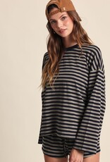 Simon Stripe Drawstring Shorts