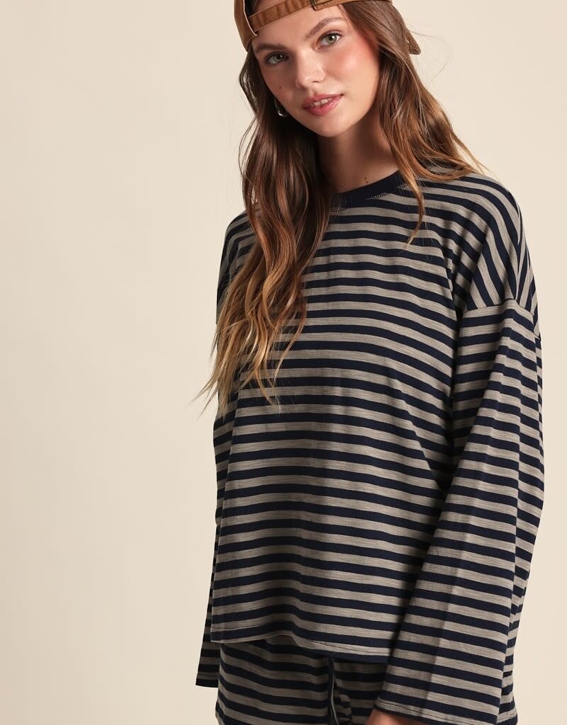 Simon Stripe Drawstring Shorts