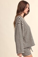 Simon Stripe Drawstring Shorts