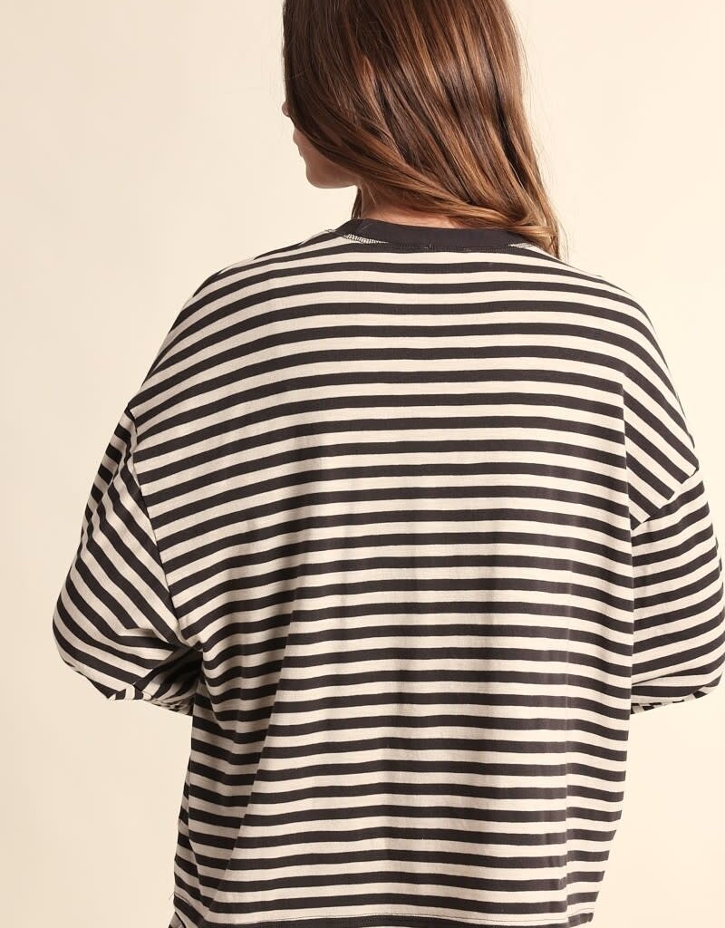 Simon Stripe Drawstring Shorts