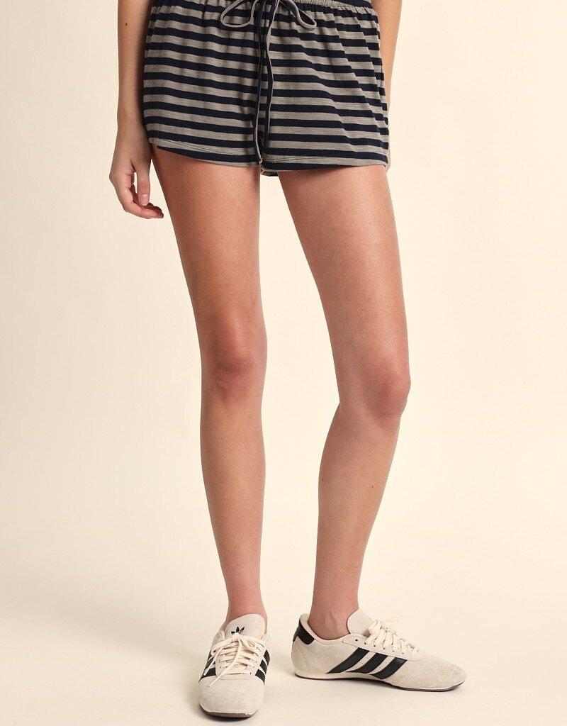 Simon Stripe Drawstring Shorts
