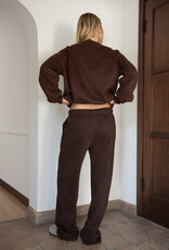 Fleece Wide Leg Sweatpants