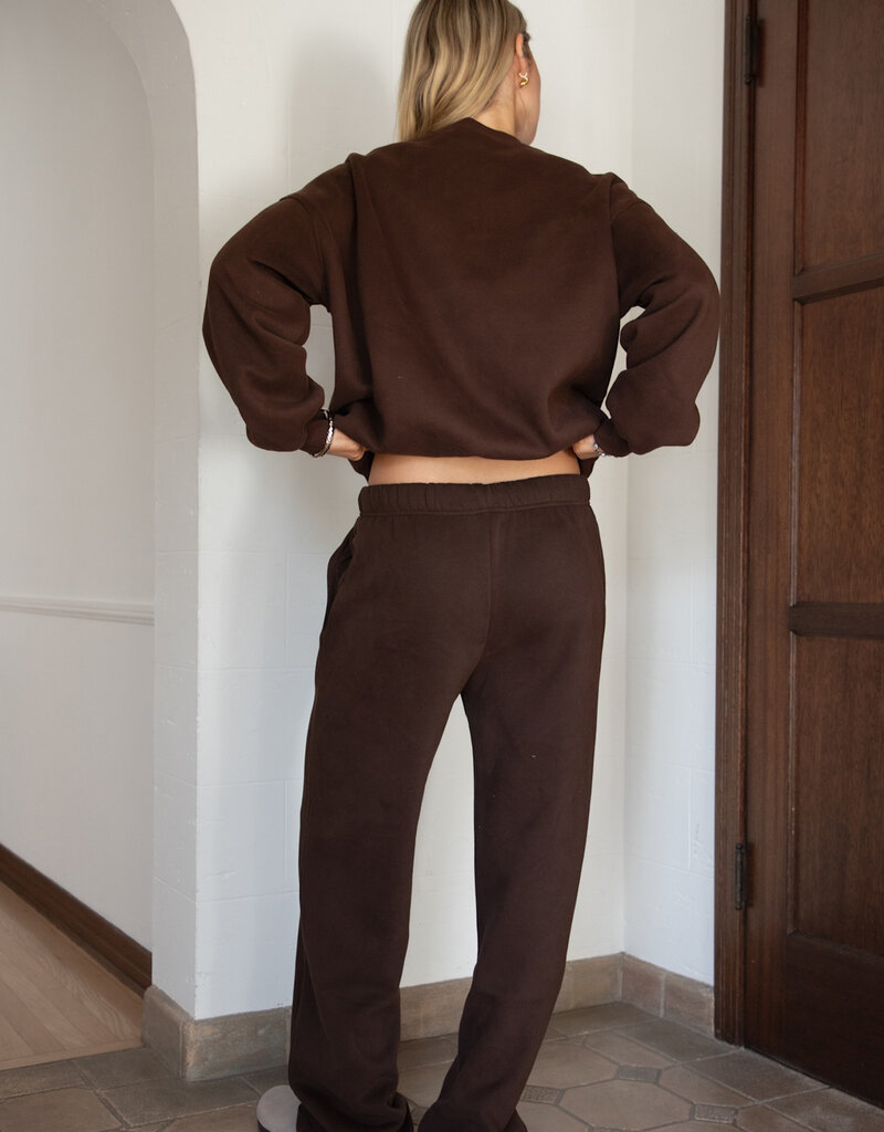 Fleece Wide Leg Sweatpants