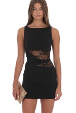 Lucy In The Sky Lace Cutout Bodycon Mini Dress