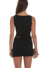 Lucy In The Sky Lace Cutout Bodycon Mini Dress