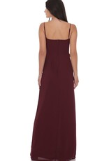 Lucy In The Sky Ruffle V Neck Maxi Dress
