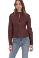Lucy In The Sky Faux Leather Biker Jacket
