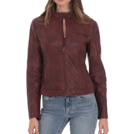 Lucy In The Sky Faux Leather Biker Jacket