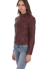 Lucy In The Sky Faux Leather Biker Jacket