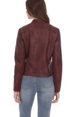 Lucy In The Sky Faux Leather Biker Jacket