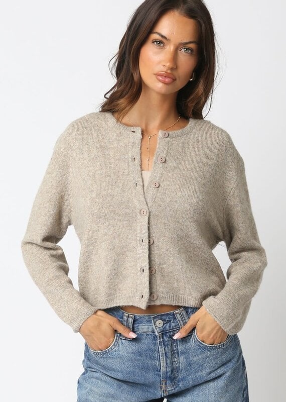 Anabel Knit Long Sleeve Cardigan Sweater