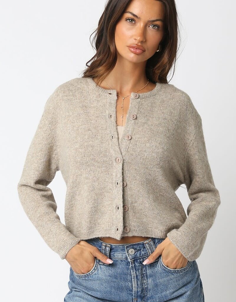 Anabel Knit Long Sleeve Cardigan Sweater