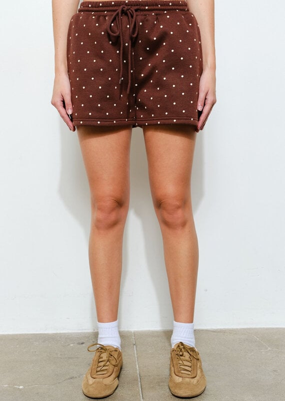 Brie Polka Dot Cozy Shorts