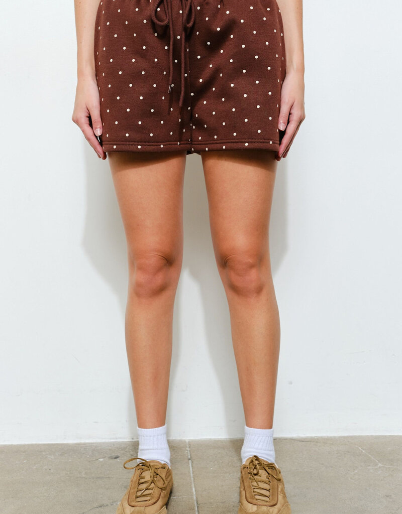 Brie Polka Dot Cozy Shorts