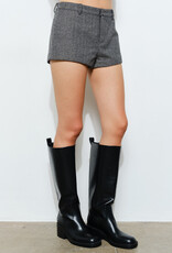 Tailored Chevron Shorts