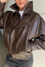 Brooklyn Faux Leather Jacket