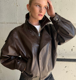 Brooklyn Faux Leather Jacket