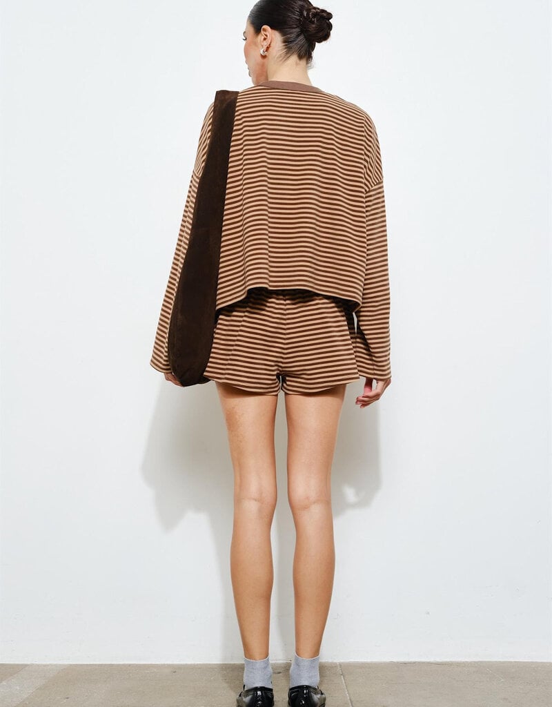 Poppy Long Sleeve Striped Top