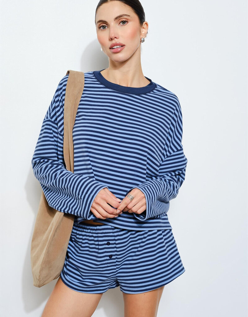 Poppy Long Sleeve Striped Top