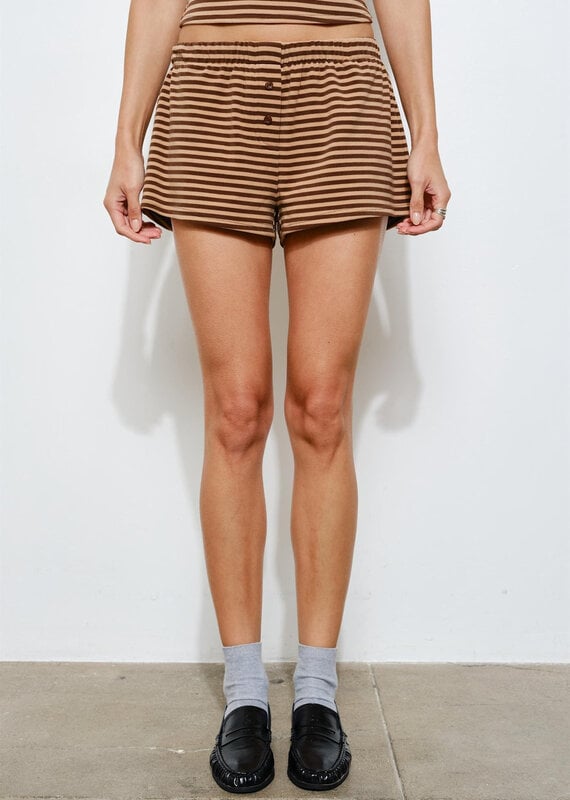 Poppy Striped Lounge Shorts