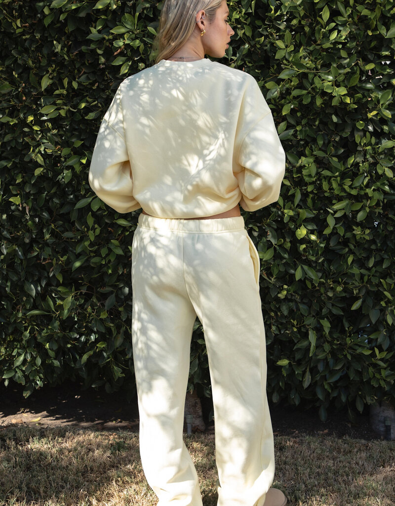 Fleece Wide Leg Sweatpants