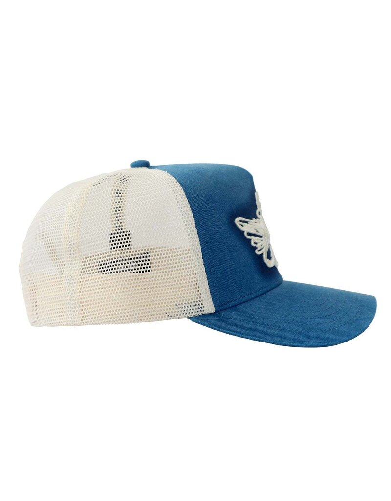 Boys Lie Blueprint Trucker Hat Blue