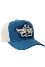 Boys Lie Blueprint Trucker Hat Blue
