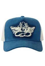 Boys Lie Blueprint Trucker Hat Blue