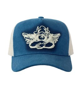 Boys Lie Blueprint Trucker Hat Blue