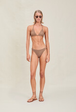 Devon Windsor Lola Metallic Knit Bikini Bottom