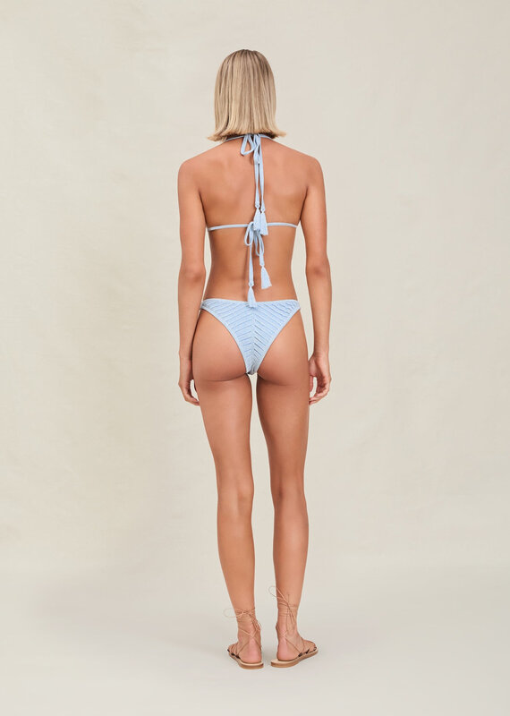 Devon Windsor Lola Metallic Knit Bikini Bottom