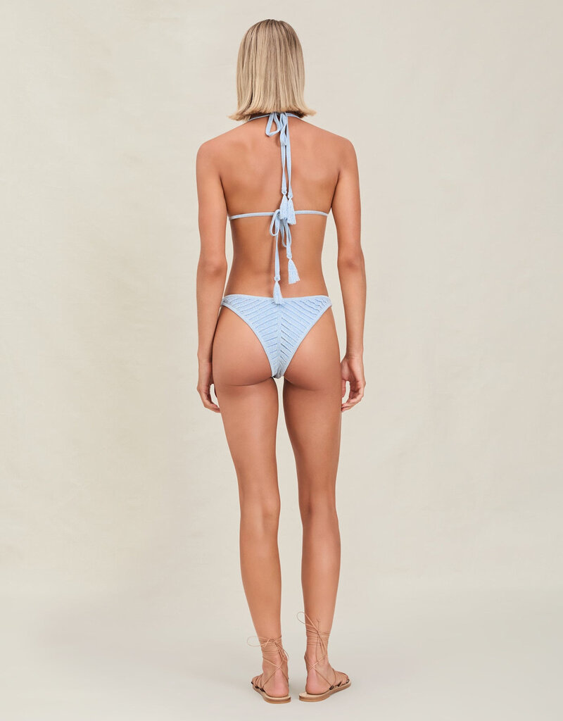 Devon Windsor Lola Metallic Knit Bikini Bottom