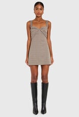 Amanda Uprichard Soho Skort Romper Plaid Mini Dress