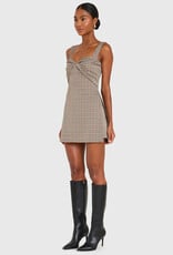 Amanda Uprichard Soho Skort Romper Plaid Mini Dress