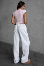 Fleece Wide Leg Sweatpants