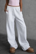 Fleece Wide Leg Sweatpants