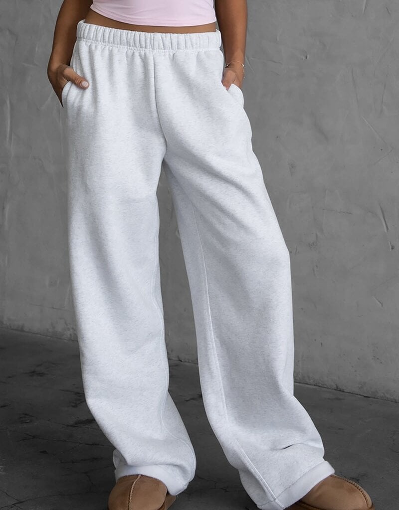 Fleece Wide Leg Sweatpants