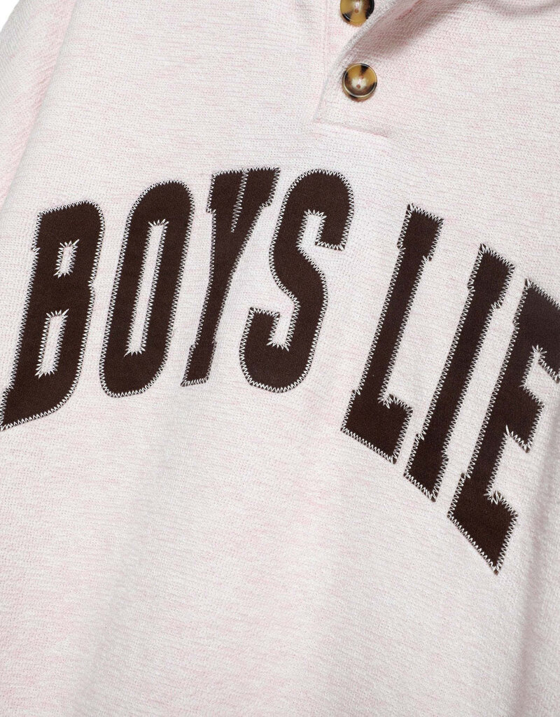 Boys Lie Smoke and Mirrors Henley Crewneck
