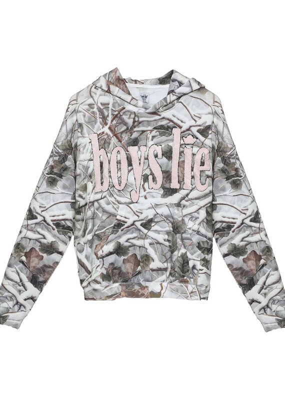 Boys Lie Rose Colored Glasses Racer Hoodie