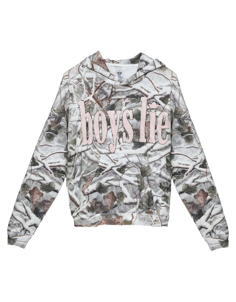 Boys Lie Rose Colored Glasses Racer Hoodie