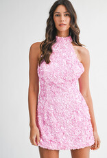 Azelia Halter Sequin Mini Dress