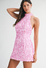 Azelia Halter Sequin Mini Dress