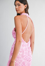 Azelia Halter Sequin Mini Dress