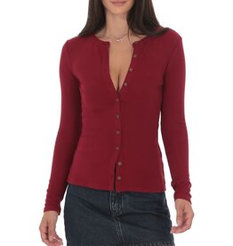 Lucy In The Sky Ribbed Long Sleeve Top