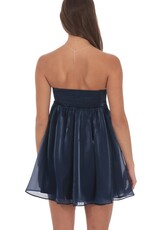 Lucy In The Sky Florette Strapless Babydoll Mini Dress