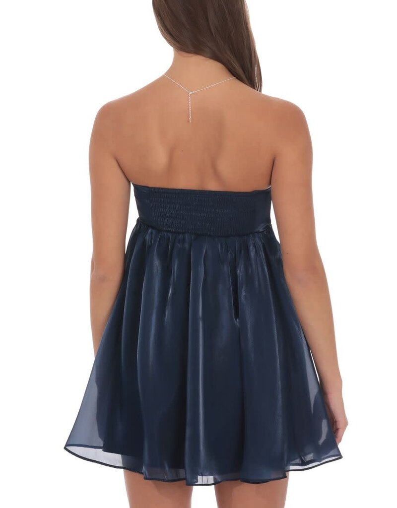 Lucy In The Sky Florette Strapless Babydoll Mini Dress