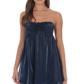 Lucy In The Sky Florette Strapless Babydoll Mini Dress