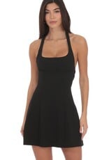 Lucy In The Sky Strappy Halter Mini Dress